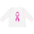 thumbnail image 3 of Inktastic Breast Cancer Pink Awareness Ribbon Boys or Girls Long Sleeve Toddler T-Shirt, 3 of 5