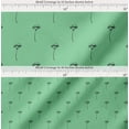 thumbnail image 2 of Soimoi Green Cotton Cambric Fabric Cotton Ball Leaves Print Fabric by the Yard 58 Inch Wide, 2 of 7