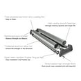 thumbnail image 7 of H-E Media Roll Holder Film Roll Holder Aluminum Mobile Media Tray for Roll Printing Film Collect, 7 of 7