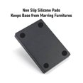 thumbnail image 3 of Base de pedestal para atado de moscas, soporte organizador de materiales para herramientas de atado de moscas, compatible con Mos, color negro, 3 of 5