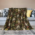 thumbnail image 2 of Raccoon Blanket Raccoon Gifts for Girls Women Raccoon Throw Blanket for Kids Adults Soft Warm Cozy Fleece Blanket for Couch Sofa 40"x50", 2 of 6