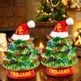 thumbnail image 3 of USC Trojans 2-Pack 4" Ceramic LED Christmas Tree Set, 3 of 3