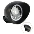 thumbnail image 3 of 9-Bulbs Beam Headlight Fog Lamp Custom Fits Black For Racer Bobber Chopper, 3 of 12