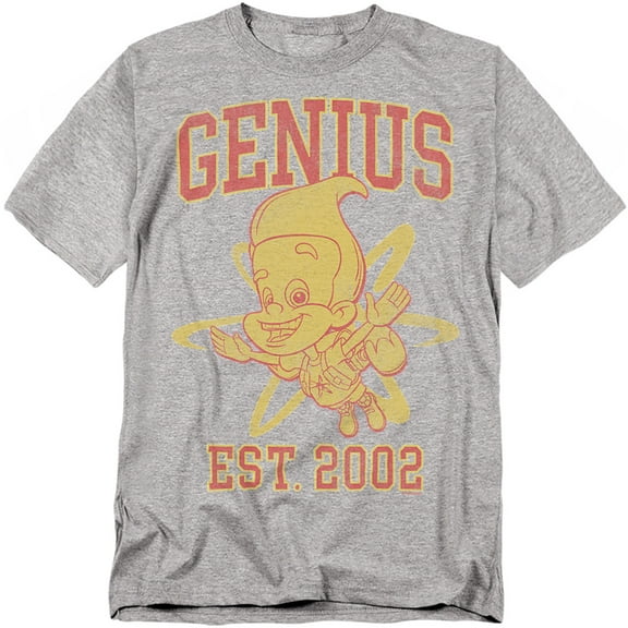Jimmy Neutron T-Shirt Genius Collegiate Unisex Graphic Tee for Men & Women