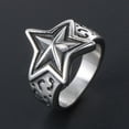 thumbnail image 4 of Stainless Steel Ring Men And Women Star Jewelry, 4 of 8