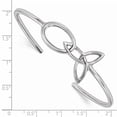 thumbnail image 2 of 925 Sterling Silver Cuff Bangle Bracelet, 2 of 6