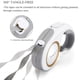 thumbnail image 4 of MADDEN 3M 5M Retractable Dog Leash Durable Nylon Pet Walking Leash Automatic Extending Dog Lead Rope for Small Medium Pet ShopWise Round, 4 of 12