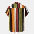 thumbnail image 4 of Birdeem Chemise Cardigan Imprimée en Coton et Lin Décontractée pour Homme à Manches Courtes avec Col à Revers, 4 of 11