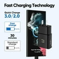thumbnail image 3 of for Samsung Charger Fast Charging Cord with 6.6ft Type C Cable for Samsung Galaxy S24/S24Ultra/S23/S23 Ultra/S22/S21/S20/S20+/S10/S10+/S10e/S9/S9+/S8/S8Plus/Note 8/9/10/20, 3 of 7