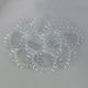 thumbnail image 2 of EeaseMX 10 piezas de tablero ovalado para uñas, placa de práctica para esmalte de uñas de colores, accesorios para decoración de uñas (transparente), 2 of 7