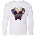 thumbnail image 3 of Inktastic Pug Dog July 4th Patriotic Sunglasses Long Sleeve Youth T-Shirt, 3 of 5