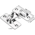 thumbnail image 5 of Security corner door lock stainless steel sliding door with screws, 5 of 5