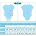 thumbnail image 2 of CutiePlusU Cotton Button Crotch Bodysuit Adult Baby Onesie Classics Romper Sky Blue XXXL, 2 of 5