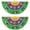 B, variant on Mardi Gras Fan-shaped Flag Banner Carnival Masquerade Party Half Fan Flag New Orleans Mardi Gras Party Hanging Decorations
