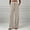 Beige, variant on Women's Pants with Pockets Wide Leg Drawstring Elastic Waist Wide Leg Pants Casual Corduroy Loose Trousers with Large Patch Pockets