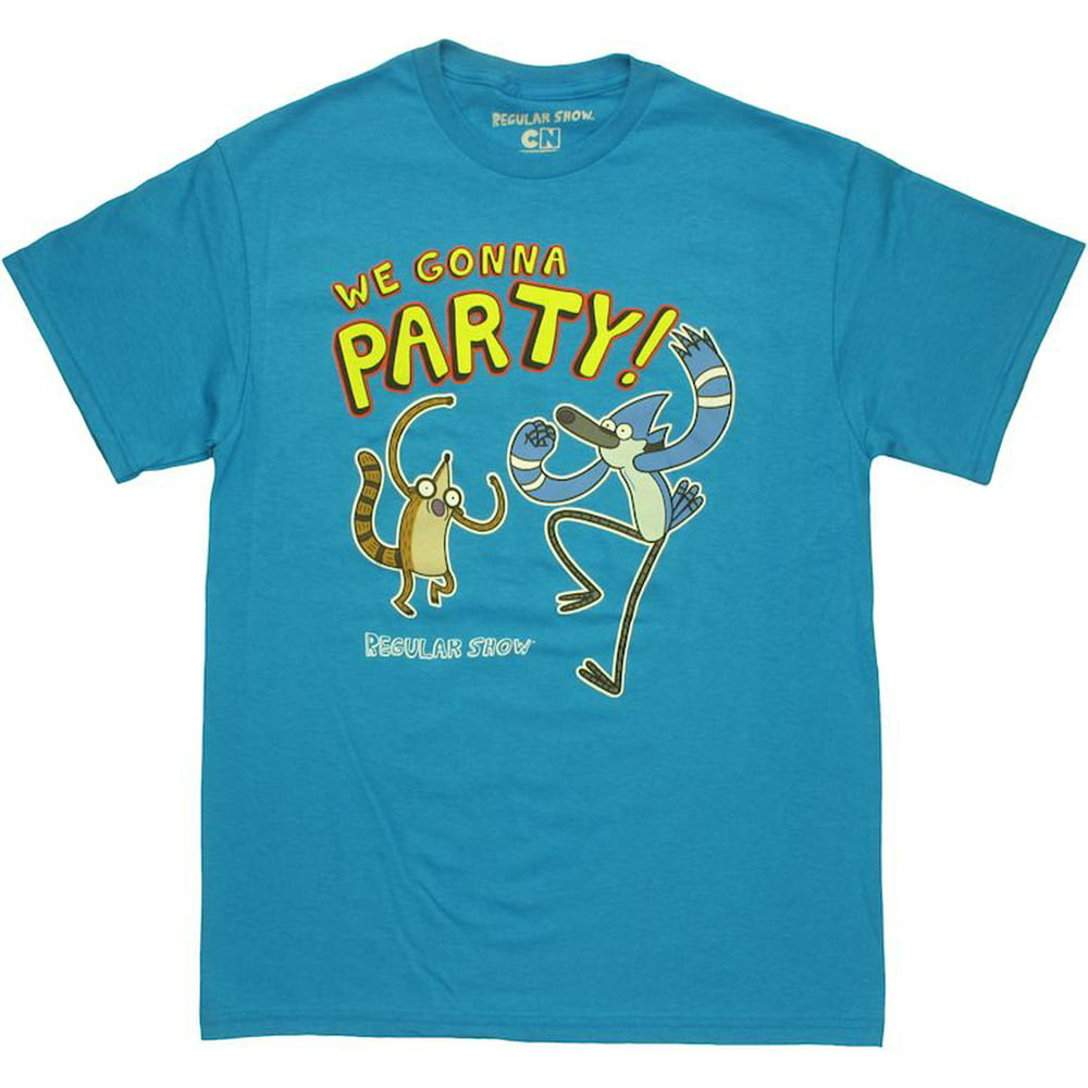 Regular Show - Regular Show We Gonna Party T Shirt - Walmart.com ...