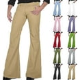 thumbnail image 1 of Pantalons Évasés Longs style Années 70 Parfaitement Emboîtables Mode Rétro Charmante Haute Qualité, 1 of 4