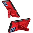 thumbnail image 4 of Compatible for TMobile Revvl 6 5G Case with Holster Belt Clip Hybrid Shockproof Protective Phone Cover with Kickstand - Red, 4 of 5