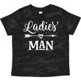 thumbnail image 3 of Inktastic Valentine Boys Ladies Man Boys Toddler T-Shirt, 3 of 5