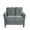 Gray, variant on Small Loveseat Sofa Couch,57" Velvet Upholstered 2-Seater Sofa Couch for Small Space,Living Room,Bedroom,Office,Gray