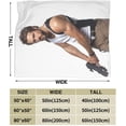 thumbnail image 3 of Ryan Reynolds Blanket 3D Print Plush Lamb Blanket Bedding Decor for Living Room Bedroom Dorm Decor 60x50 inch, 3 of 8