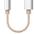 thumbnail image 3 of Adaptadores de cable Adaptador de sonido 3,5 mm / Reducción de ruido TPE / / a auriculares para Note S10 S9 Auriculares con cable - Cobre Concha Plateada Cobre Concha Plateada Magideal Adaptadores de cable, 3 of 6