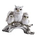 thumbnail image 2 of Figuras de búho, estatua de búho, adornos creativos, estatua de animal para sala de estar y oficina. Blanco, 2 of 7