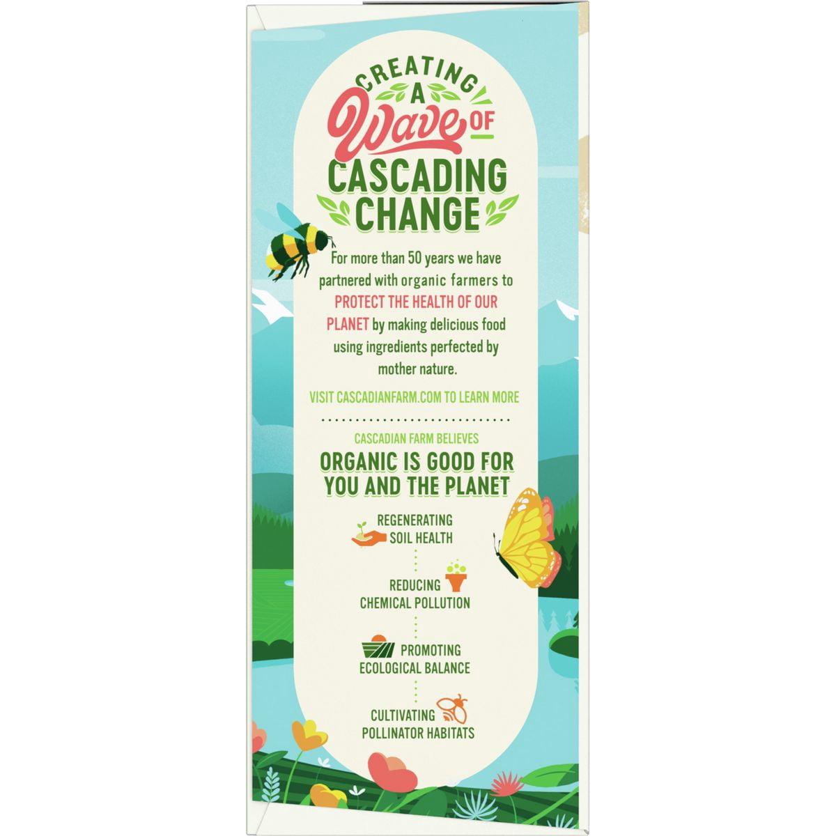 Cascadian Farm Organic Vanilla Chip Granola Bars - 10ct - Pack of 2