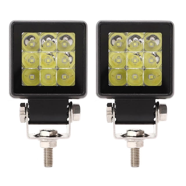2in LED Pod Lights 9?30V 27W Waterproof Super Bright Off Road Spot Light Fog Lamp for ATV UTV SUV Truck White