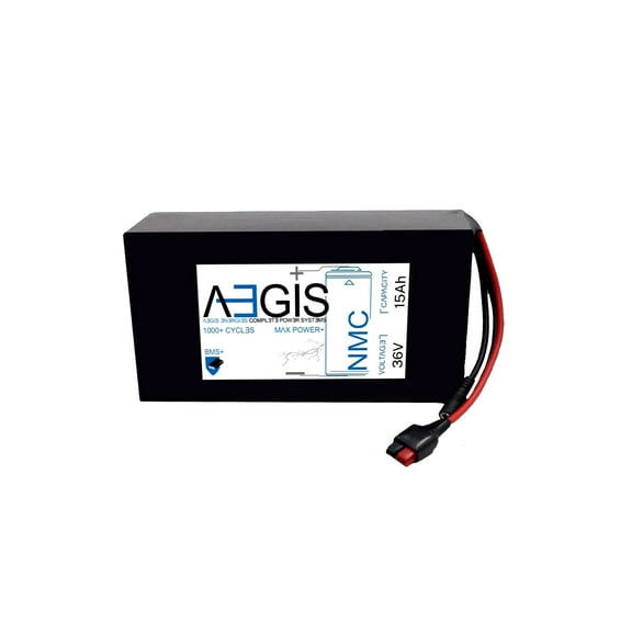 Aegis Battery 36V 15Ah Lithium Battery - NMC Deep Cycle Lithium-ion
