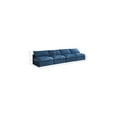 thumbnail image 3 of Meridian Furniture Plush Standard Navy Velvet Modular Armless Sofa, 3 of 8