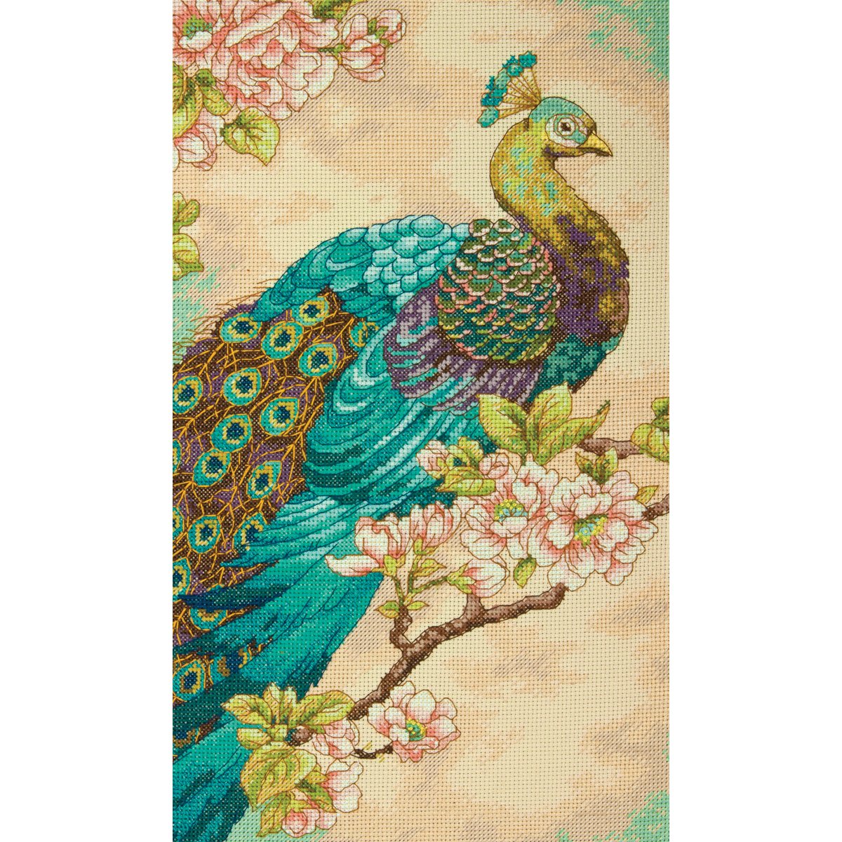 Simplicity Indian Peacock Counted Cross Stitch Kit by Dimensions, 1 Each - image 2 of 2