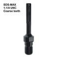 thumbnail image 1 of Core Drill Bit Adapter 1-1/4 Unc Thread Male To for Sds-Plus Max Shank Conversion Sds-Max, 1 of 6