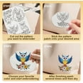 thumbnail image 4 of 22Pcs Owl Embroidery Pattern Stabilizer 8.3"x11.7" Owl Flower Soluble Stick and Stitch Embroidery Sticker 4 Sheets Bird Water Hand Sewing DIY Embroidery Paper, 4 of 9