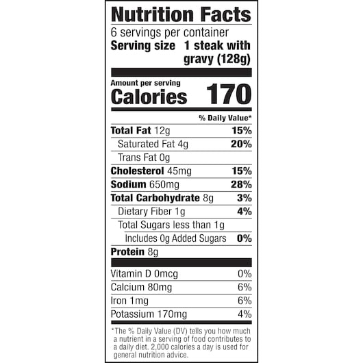 Conagra Banquet Family Size Salisbury Steaks And Brown Gravy 27oz (PACK OF 6)