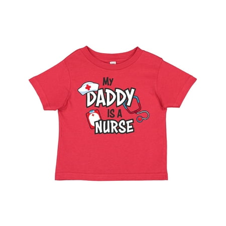 

Inktastic My Daddy is a Nurse Gift Toddler Boy or Toddler Girl T-Shirt