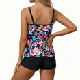 thumbnail image 6 of Swimsuit for Women Beach Vacation Clothes Two Piece Tankini Swimsuits for Bathing With Shorts Athletic Two Side Pockets Swimwear, 6 of 6