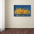 thumbnail image 3 of Trademark Fine Art 'Philly Skyline License Plate Art' Canvas Art by Design Turnpike, 3 of 3