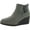 Grey, variant on Dr. Scholl's Shoes Womens Lean In Faux Leather Cushioned Insole Booties