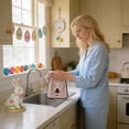 thumbnail image 5 of Antqov Easter Hand Towels, 14x30" Happy Easter Bunny Decorative Kitchen Towels Soft Absorbent Holiday Bath Towel for Home Bathroom Kicthen Decor Gifts, 5 of 6