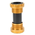 thumbnail image 2 of Bikes Bottom Bracket, Aluminum Alloy Frame BB91 Bike Bottom Bracket Accuracy Machined Thread With 3 Adjustment Washers For Riding Gold, 2 of 8