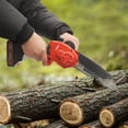 thumbnail image 6 of 1 PCS Black+ Red Mini Chainsaw, 8 Inch Electric Chainsaw, Cordless Mini Chain Saw, used in gardens, parks, farms, ranches, pastures, orchards, forests, 6 of 18