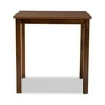 thumbnail image 2 of Baxton Studio Lenoir Modern and Contemporary Walnut Brown Finished Wood Counter Height Pub Table, 2 of 4