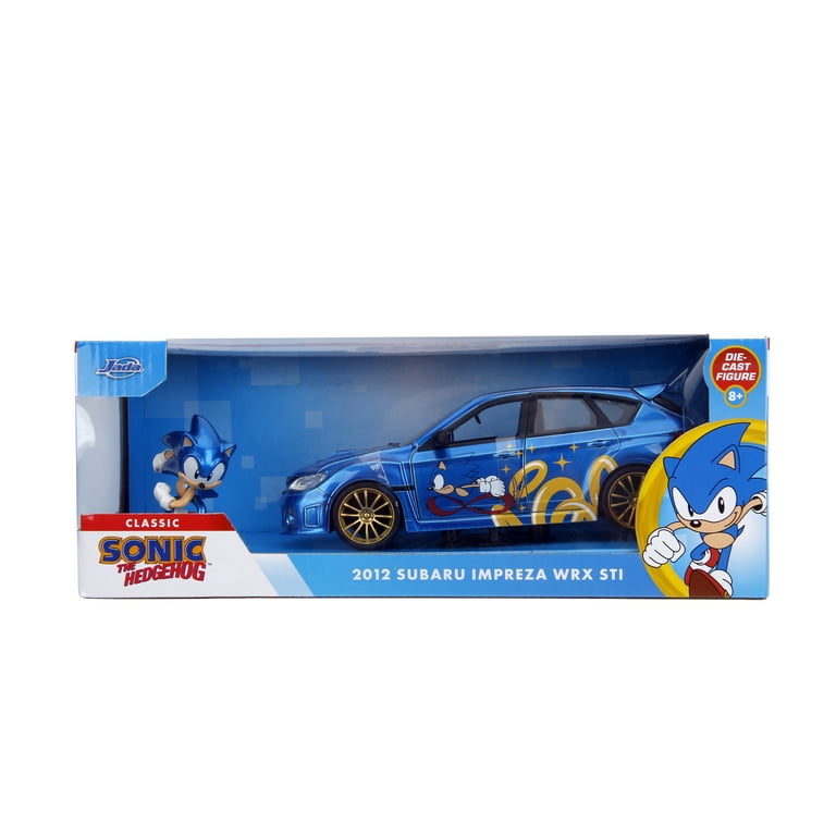 Jada Toys Sonic The Hedgehog 1:24 Subaru WRX STI Die-Cast