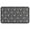 Black Daisy Flower, variant on Black Daisy Flower White Blooms Pattern Door Rugs,Washable Non Slip Door Mats Indoor,Decorative Door Mats,Entry Mat Indoor for Entrance,Bedroom,Kitchen,Bathroom,30"x17"