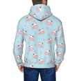 thumbnail image 5 of Zip Up Hoodies for Men - Cute Cartoon Bullhead Flower Long Sleeve Comfrt Men'S Fashion Hoodies & Sweatshirts, Jackets for Men Hoodies Pullover Clothing Clothes with Pouch, 5 of 5