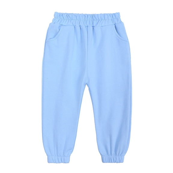 Girls Boys Full Length Leggings Soft Comfortable Stretchy Sweatpants Jogger Pants