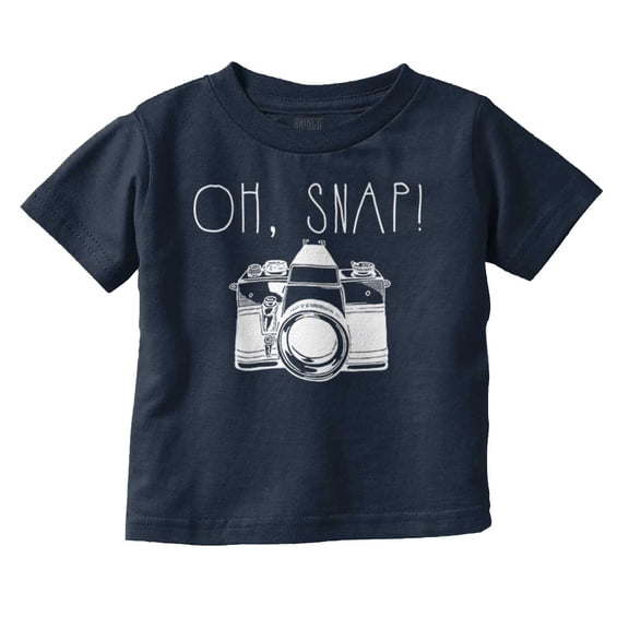 Oh Snap Photography Lover Toddler Boy Girl T Shirt Infant Toddler Brisco Brands 12M