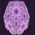 thumbnail image 1 of Ahgly Company Machine Washable Indoor Square Transitional Orchid Purple Area Rugs, 4' Square, 1 of 7