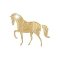 thumbnail image 1 of Adhesivo de pared Yuarrent nuevo póster estéreo moderno DIY pegatinas de papel tapiz Decoración dorado HA077300-01, 1 of 6